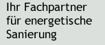 Ihr Fachpartner für energetische Sanierung